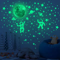 Glow-in-the-Dark Moon & Stars Wall Stickers