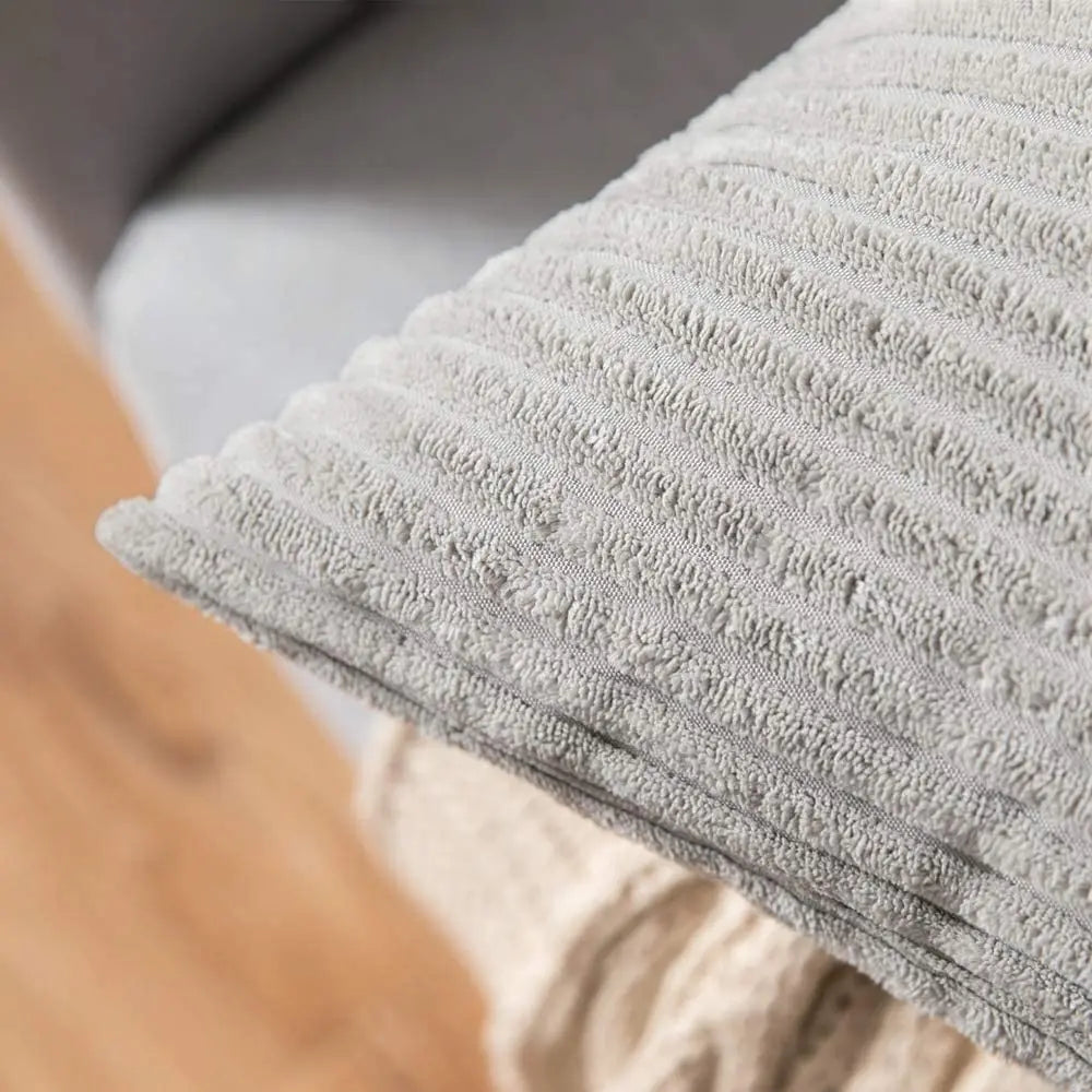 Striped Corduroy Body Pillow Cover