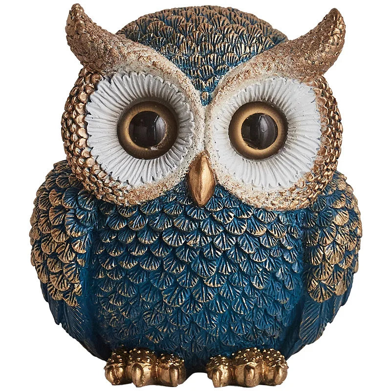 Handcrafted Resin Owl Figurine