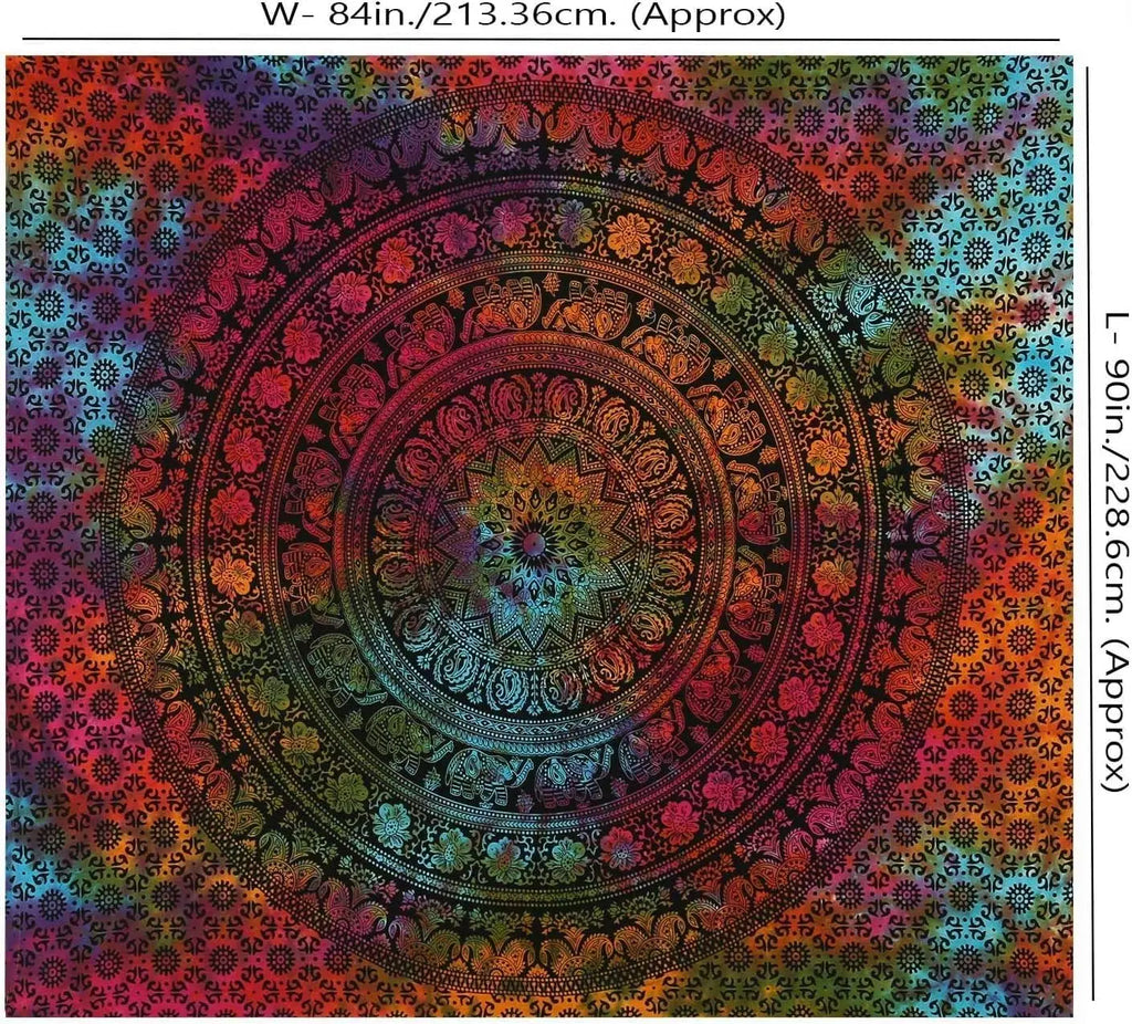 Bohemian Mandala Wall Tapestry