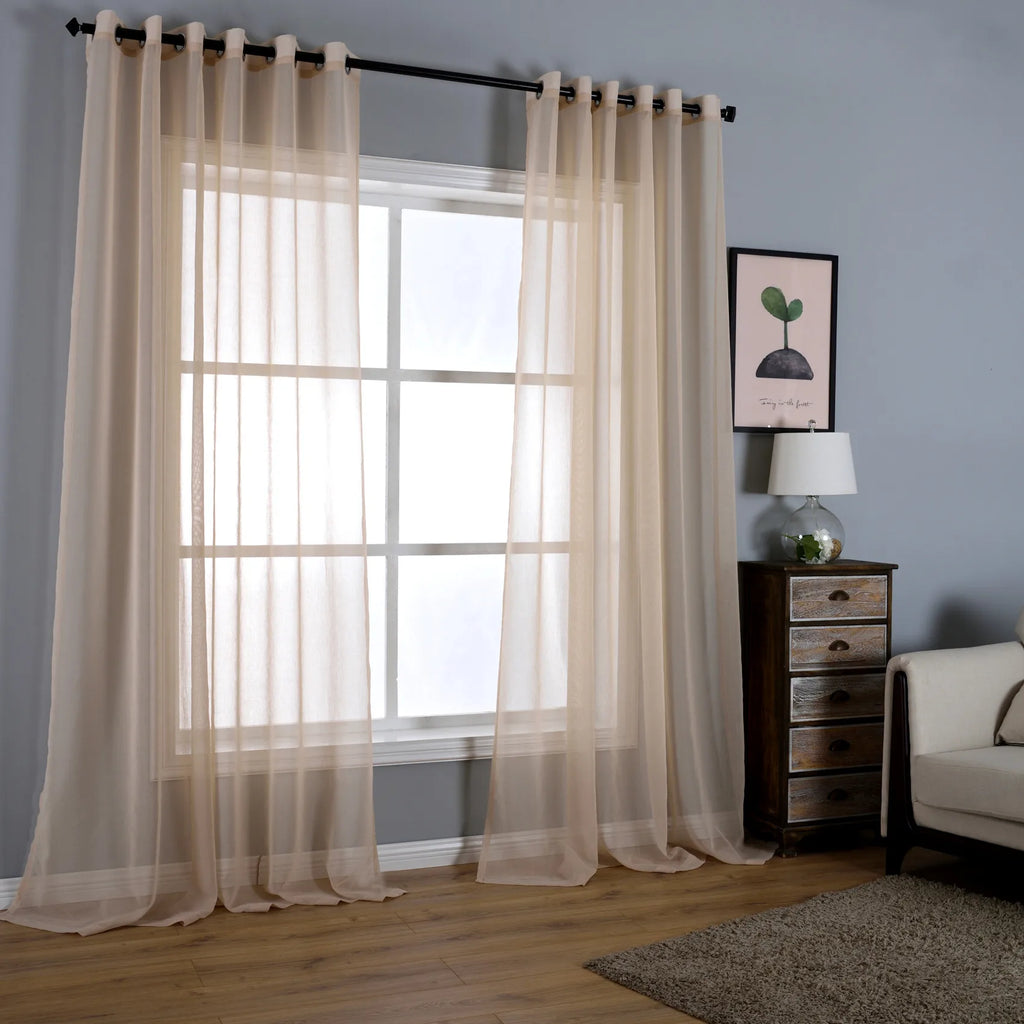 Sheer Tulle Window Curtain