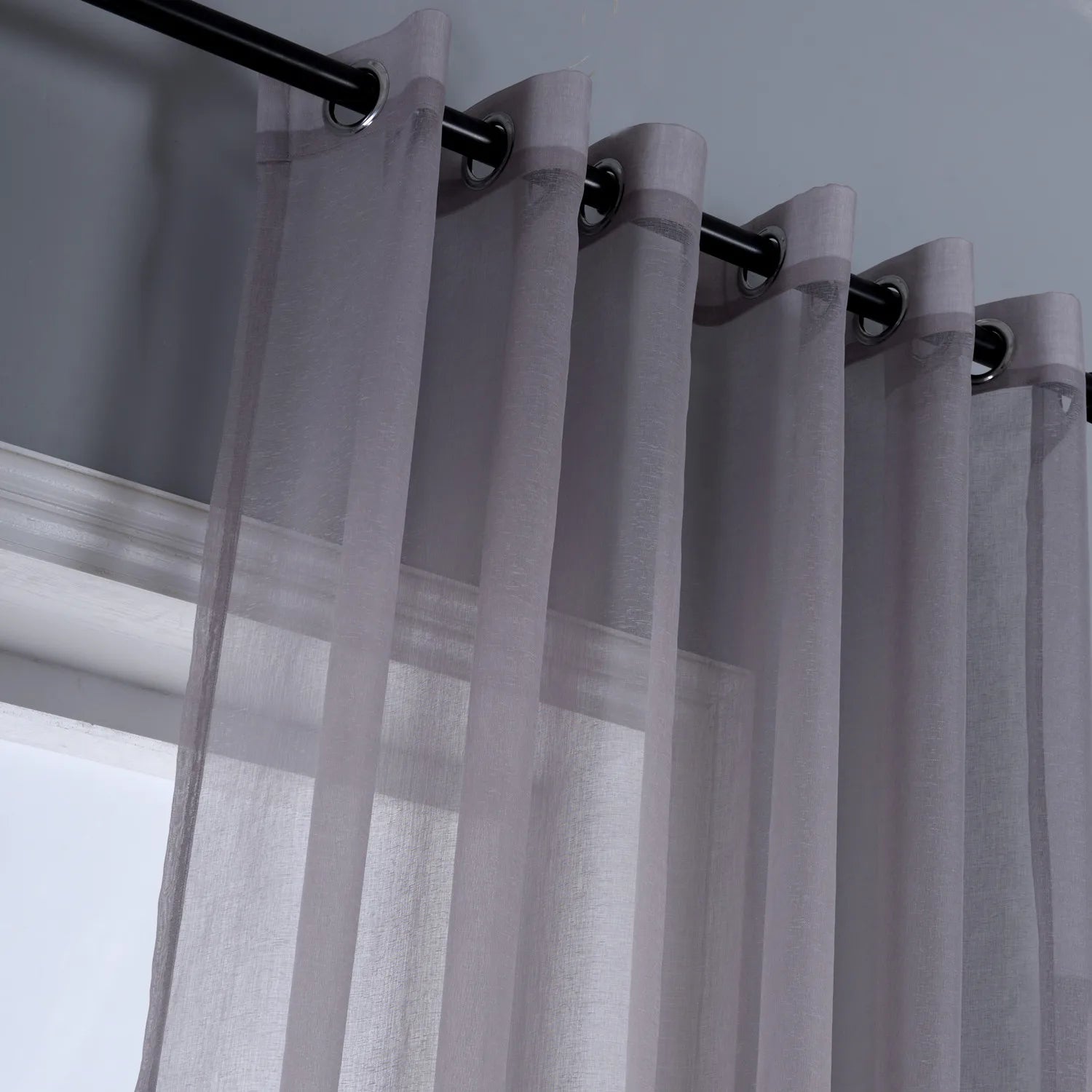 Sheer Tulle Window Curtain