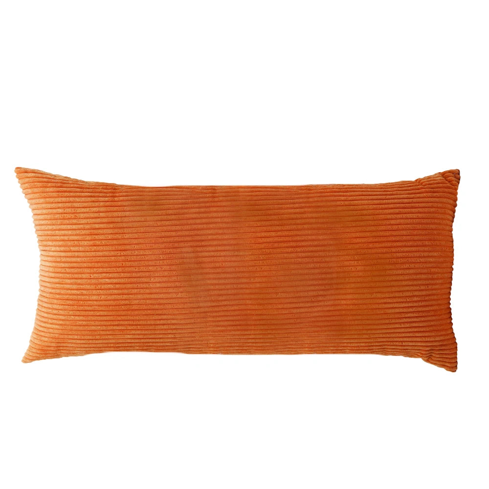 Striped Corduroy Body Pillow Cover