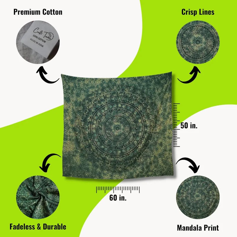 Bohemian Mandala Wall Tapestry