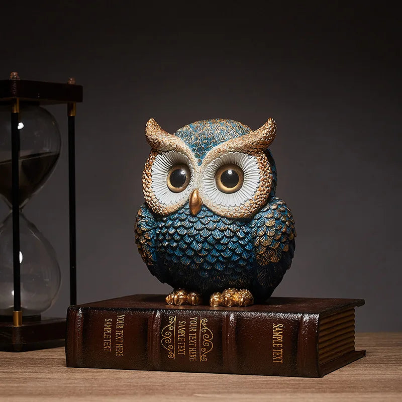 Handcrafted Resin Owl Figurine